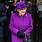 Queen Elizabeth II Purple