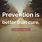 Quotes for Prevention