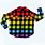 Rainbow Flannel Shirt