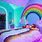 Rainbow Kids Room