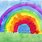 Rainbow Kids Watercolor Art