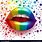 Rainbow Lips SVG