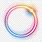 Rainbow Neon Circle