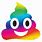 Rainbow Poo Emoji