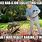 Raking Leaves Funny Meme