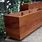 Rectangular Wood Planter Box