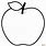 Red Apple Coloring Emoji