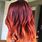 Red Ombre Hair Dye