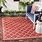 Red Plastic Outdoor Rugs