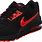 Red and Black Nike Air Shoes