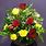 Red and Yellow Flower Arrangements
