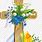 Religious Easter Flowers Clip Art