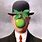 Rene Magritte Apple Face