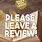 Review Box On a Poster