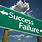 Road to Success Failure