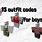 Roblox Outfit ID Codes for Boys