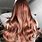 Rose Gold Brown Hair Color