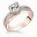 Rose Gold Unique Engagement Rings