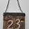 Rustic House Number Plaques