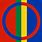 Samisk Flagg Fargelegge