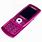 Samsung Pink Slide Up Phone