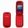 Samsung Red Flip Phone