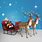 Santa Sled and Reindeer