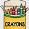 School Crayons Clip Art