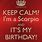 Scorpio Birthday Meme