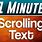 Scrolling Text
