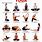 Seated Yoga Poses Chart