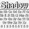 Shadow Letters Font