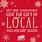Shop Local for Christmas Please Funny