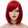 Short Red Hair Wig