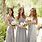 Silver Wedding Bridesmaid Dresses