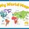 Simple World Map for Children