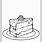 Slice of Cake Coloring