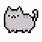 Slug Cat Pixel Art