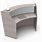 Small Curved Reception Desk