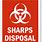 Small Sharps Disposal Labels