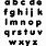 Small Size Alphabet Letter Printable