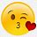 Smiley Kiss Face Emoji