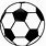 Soccer Ball Black and White Image