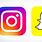 Social Media Snapchat and Instagram
