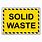 Solid Waste Sign
