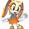 Sonic Characters Cream Rabbit