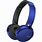 Sony Blue Bluetooth Headphones