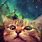 Space Cat Wallpaper Cartoon