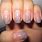 Sparkle French Tip Nails