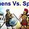 Spartans vs Athenians